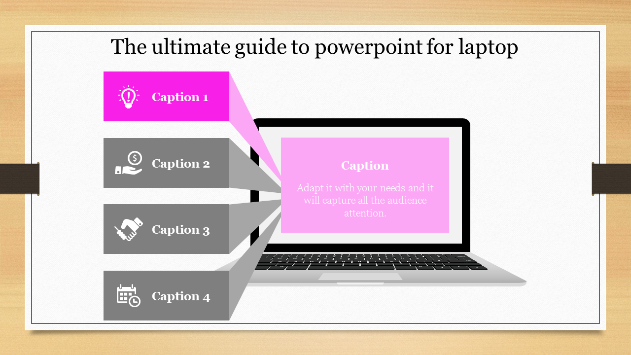 Stylish PowerPoint for Laptop Themes Design for PPT and Google slides